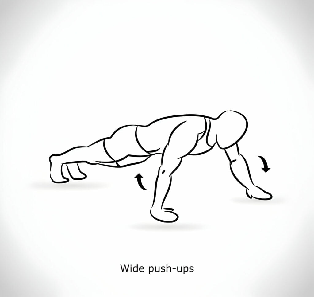 Wide Push-Ups