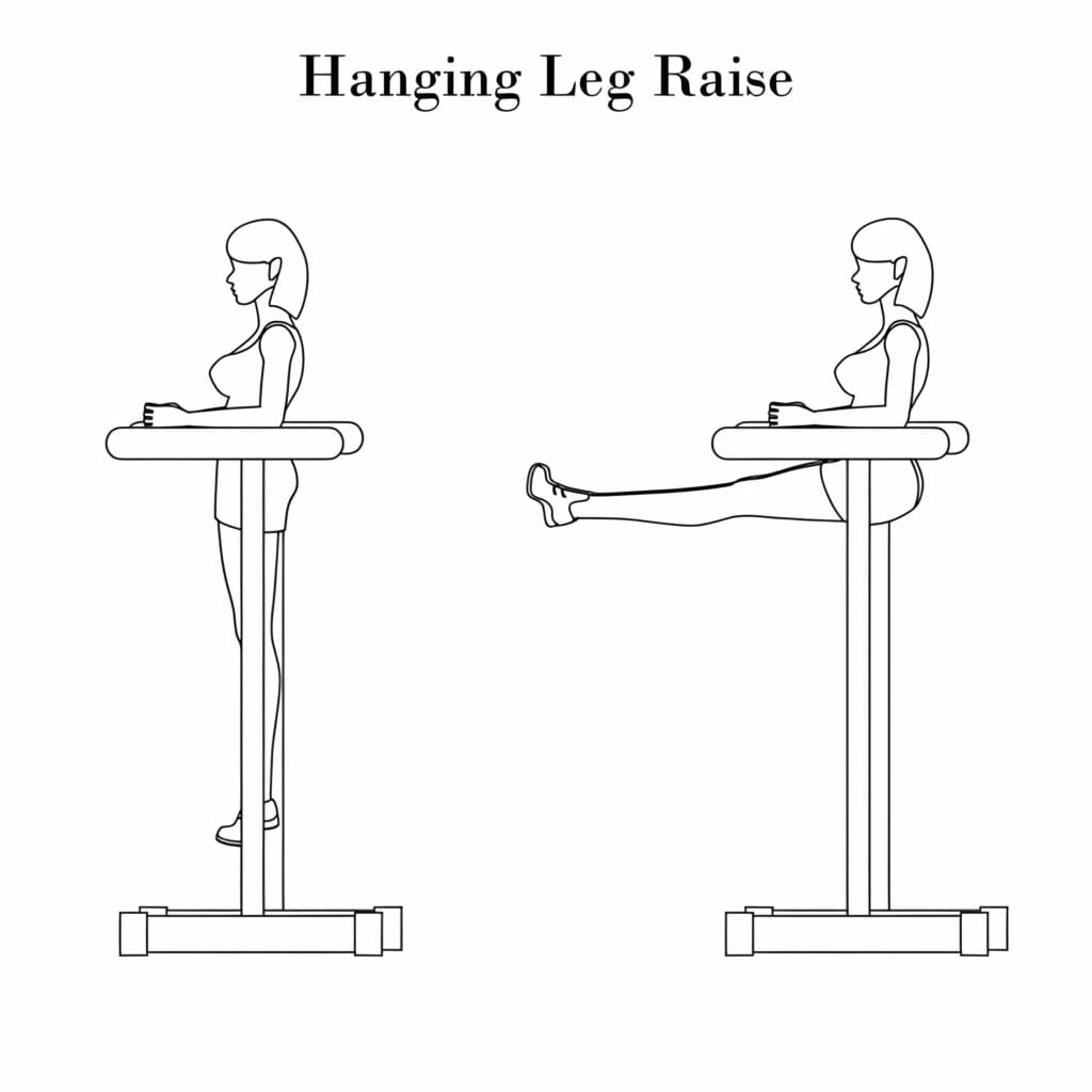 Hanging leg raise